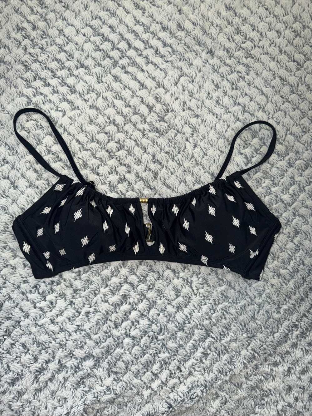 Black & White Swim Top